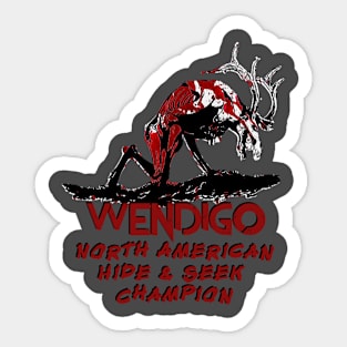 Wendigo Hide & Seek Sticker